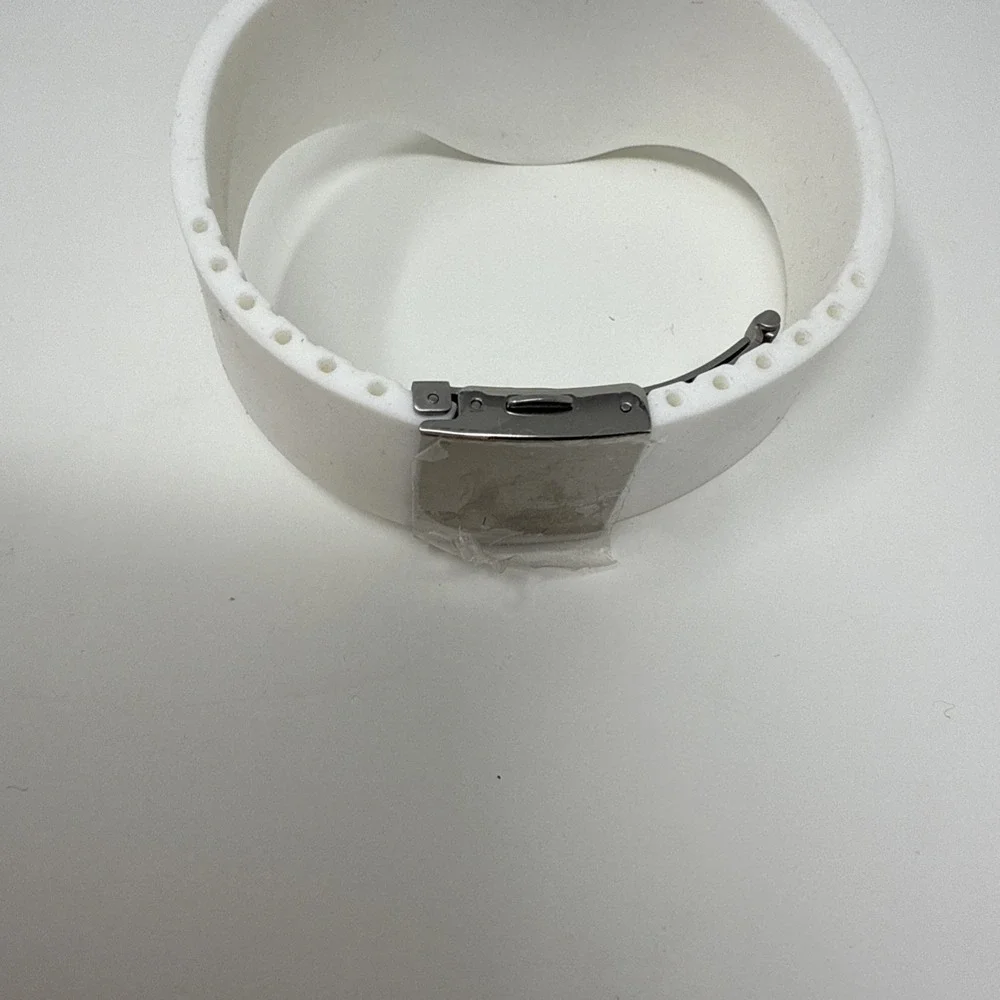 Neff Timely White Quartz Black & White Sucker Face Dial Watch w/New Battery